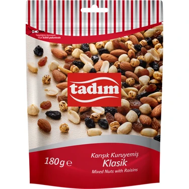 Tadım Karışık Kuruyemiş Klasik 180GR x 12