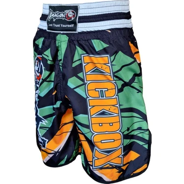 Dragon Do Dragondo KB245 Kick Boks Şortu Kick Boxing Antrenman Şortu Dijital Baskılı Desenli