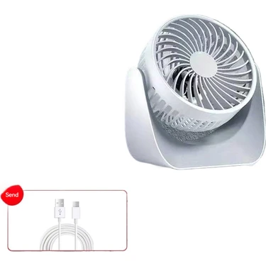 Shi Mei Ofis Masaüstü Vantilatör USB Mini Fan Şarj Edilebilir Fan Sessiz Taşınabilir Yurt