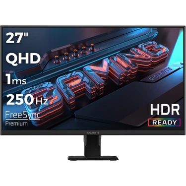 Gigabyte GS27Q x 27 2560X1440 250Hz (Oc) 1ms HDMI Dp Freesync Premium IPS Gaming