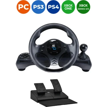 Subsonic Direksiyon Seti Superdrive GS-750 Kablolu Oyun Oyuncu Direksiyonu