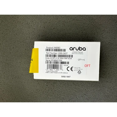 Aruba Hp Aruba J4858D 1g Sfp Lc Sx 500M Om2 Mmf Transceiver Module New Sealed