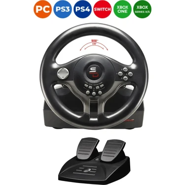 Subsonic Superdrive Direksiyon Seti PS3/PS4/PC/XBOXONE/XBOX360 SV-250 Kablolu Titreşimli Oyun