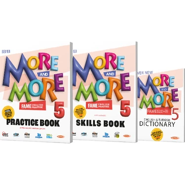 Kurmay Yayınları 5 More&More Practıce Book & Dıctıonary & Skılls Book (3 Lü