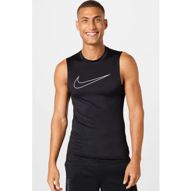 Nike Pro Dri Fit Mens Training Slim Fit Tank Black Erkek Spor Atlet