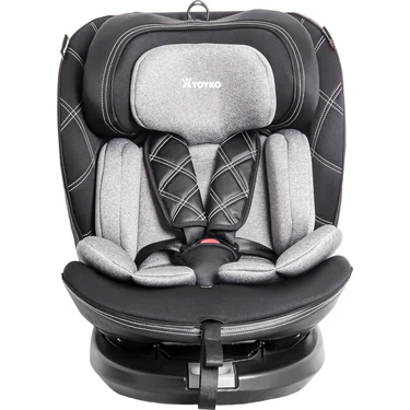 Yoyko Ultimate 360 ° Dönebilir Yatabilir 0-36 Kg Deri Oto Koltuğu ISOFIX/SIP/LATCH