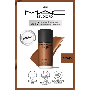 Mac Studio Fix Fluid Spf 15 Mini Mat FONDÖTEN-NW45 15