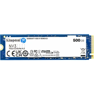 Corsair 500GB Kıngston Nv3 SNV3S/500G 6000/2200MB/S M.2 Nvme Pcıe