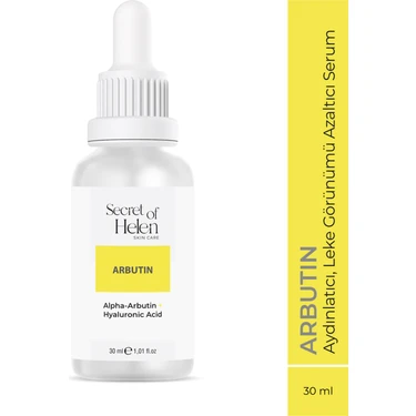 Secret Of Helen Arbutin Serum Aydınlatıcı & Leke Karşıtı & Nemlendirici Hyaluronik Asit, Alpha