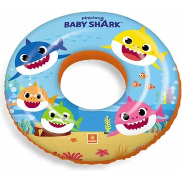 Mondo Baby Shark Simit 50 Cm, Çocuk Deniz Simidi - Mavi Su