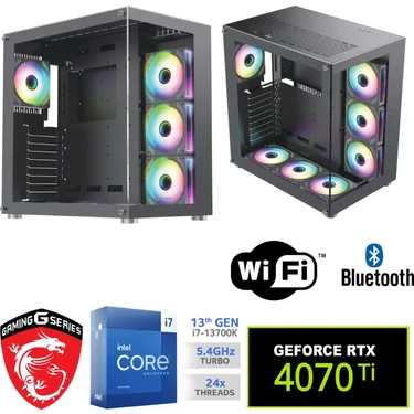 MSI 12GB Rtx 4070Tİ – Gaming Pc Ddr5 – Intel Core I7 Kf Serisi – 32GB Ddr5 6000 Mhz Ram  - 1tb M.2