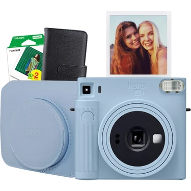 Fujifilm Instax Sq1 Buz Mavi Fotoğraf Makinesi ve Hediye Seti