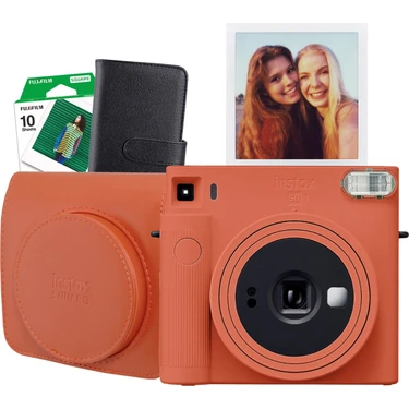 Fujifilm Instax Sq1 Terracotta Turuncu Fotoğraf Makinesi ve Hediye Seti