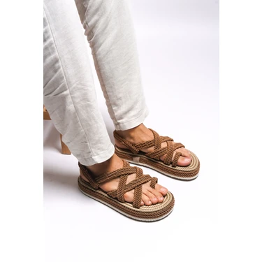 Riccon Heilrith Erkek Sandalet 0012102 Modern Çizgiler ile Hafif ve Nefes Alabilir
