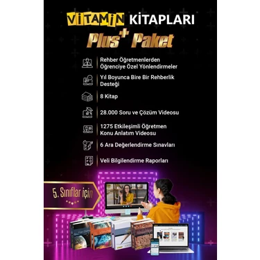 Vitamin Kitapları 5. Sınıf Plus