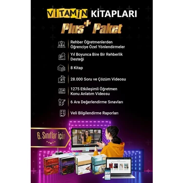 Vitamin Kitapları 6. Sınıf Plus