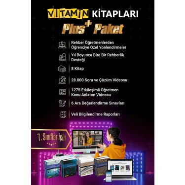 Vitamin Kitapları 7. Sınıf Plus