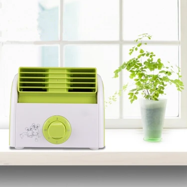 Dgplz Store 30W Türbin Bıçaksız Mini Masaüstü Sessiz Fan (Yurt