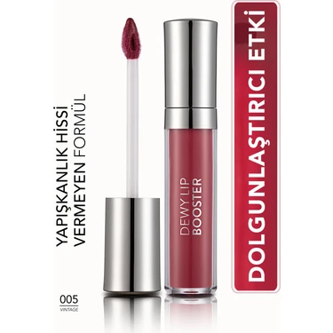 Dewy Lip Booster Dolgun Görünüm Veren Nemlendirici Dudak Parlatıcısı (005 Vintage)