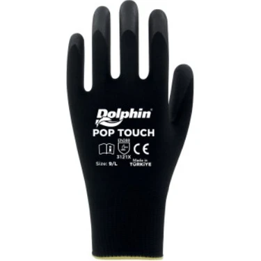 Dolphin Pop Touch Siyah Polyester Poliüretan Iş