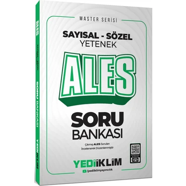 Yediiklim Yayınları 2025 ALES Sayısal Sözel Yetenek Soru