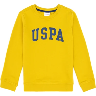 U.S. Polo Assn. Erkek Çocuk Koyu Sarı Sweatshirt