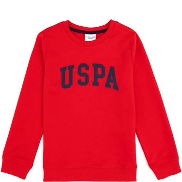 U.S. Polo Assn. Erkek Çocuk Kırmızı Sweatshirt