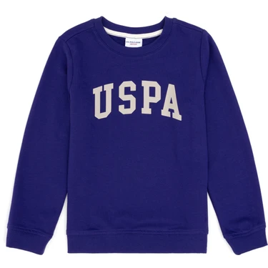 U.S. Polo Assn. Erkek Çocuk Mor Sweatshirt