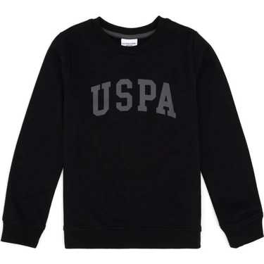 U.S. Polo Assn. Erkek Çocuk Siyah Sweatshirt