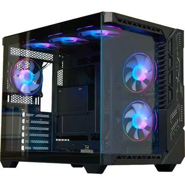 ColdPower Seawave 7x Argb Sessiz Fan Temper Cam 750 Watt 80 Bronze Güç Kaynağı Kumanda Kontrolcü