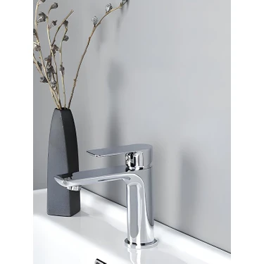 Yuen Lavabo Bataryası Krom Renk Modern