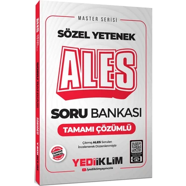 Yediiklim Yayınları 2025 ALES Sözel Yetenek Tamamı Çözümlü Soru