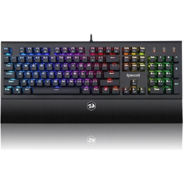 Redragon Aryaman K569RGB Red Switch Mekanik Türkçe Kablolu Gaming