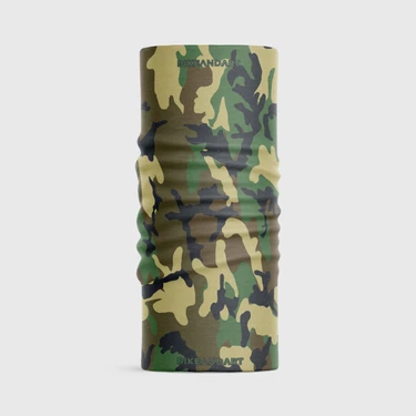 Bike And Art Kamuflaj Baskılı Boyunluk Buff Motorcu Bisikletçi Kampçı Baf Maske Outdoor Unisex