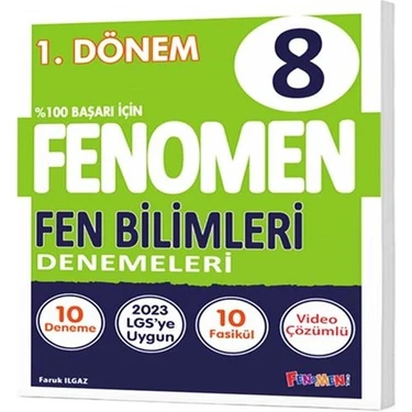 Fenomen Yayıncılık Fenomen 8. Sınıf Lgs 1. Dönem Fen Bilimleri