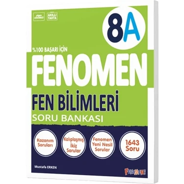 Gama Yayınları Fenomen 8. Sınıf LGS Fen Bilimleri Soru Bankası