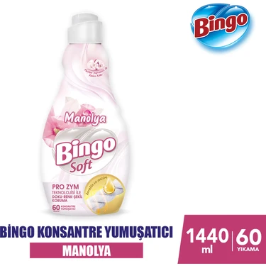 Bingo Soft Konsantre Çamaşır Yumuşatıcısı Manolya Bahçesi 1440