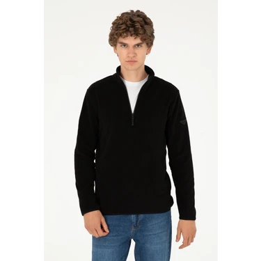 U.S. Polo Assn. Erkek Siyah Sweatshirt