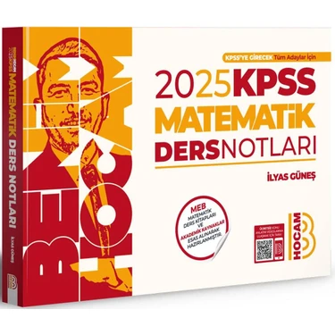 Benim Hocam Yayınları 2025 KPSS Matematik Ders