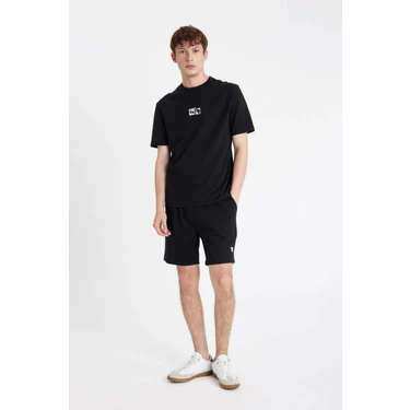 DeFacto Slim Fit Dar Paça Şort