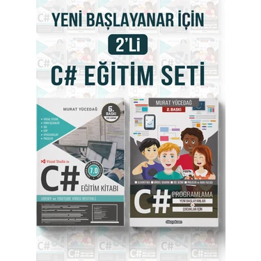 Dikeyeksen Yeni Başlayanlar için 2'li C# Eğitim Seti (2