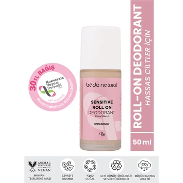 Floral Blends Doğal Roll On Deodorant 50