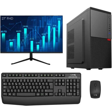 Turbox TX5478 I5 9400 16GB Ddr4 Ram 1tb M.2 Nvme SSD 27 Inç Fhd Monitör Masaüstü Ofis