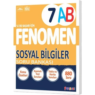 Fenomen Yayıncılık 7. Sınıf Sosyal Bilgiler Soru