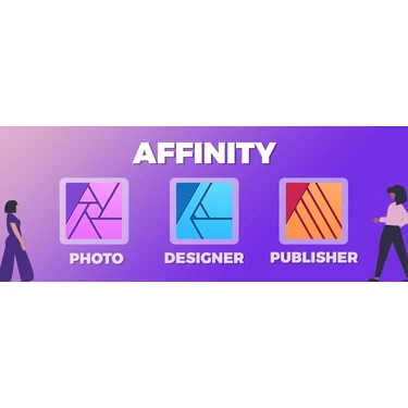 Affinity Software 1.10 Publisher+Designer+Photo (Windows/mac) - 1 Cihaz Lifetime/ömür Boyu Abonelik