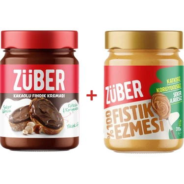 Züber Fındık Kreması + Fıstık