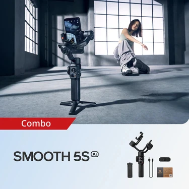 Zhiyun Smooth-5s Aı Combo Yapay Zeka Takip Sensörlü 3 Fiyatı, 4.7