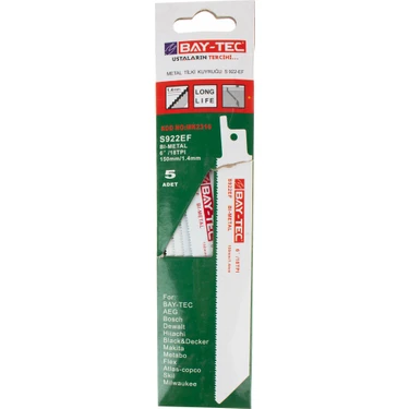 Bay-Tec Tilki Kuyruğu Metal 5 Li S922-EF MK2316 5722 1913 Fiyatı