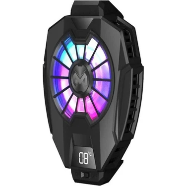 Deanb DL05 Telefon Soğutucu Sessiz 7500RPM LCD Gösterge Rgb Işık Alüminyum Plaka