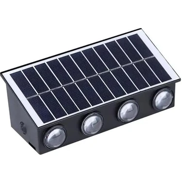 Cata 20W Kos Solar Şarjlı LED Duvar Bahçe Aydınlatma Aplik